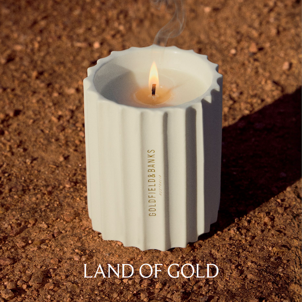 Land of Gold | Bougie parfumée boisée et épicée