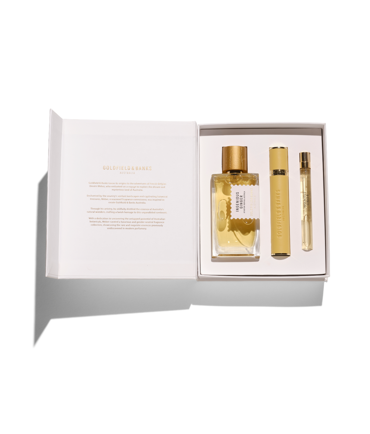 香水(ユニセックス) GOLDFIELD & BANKS ingenious ginger 10ml Ingenious Ginger Eau de Parfum | Floral Amber Fragrance