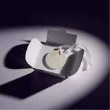 Mystic Bliss scented ceramic air freshener in white box with ribbon