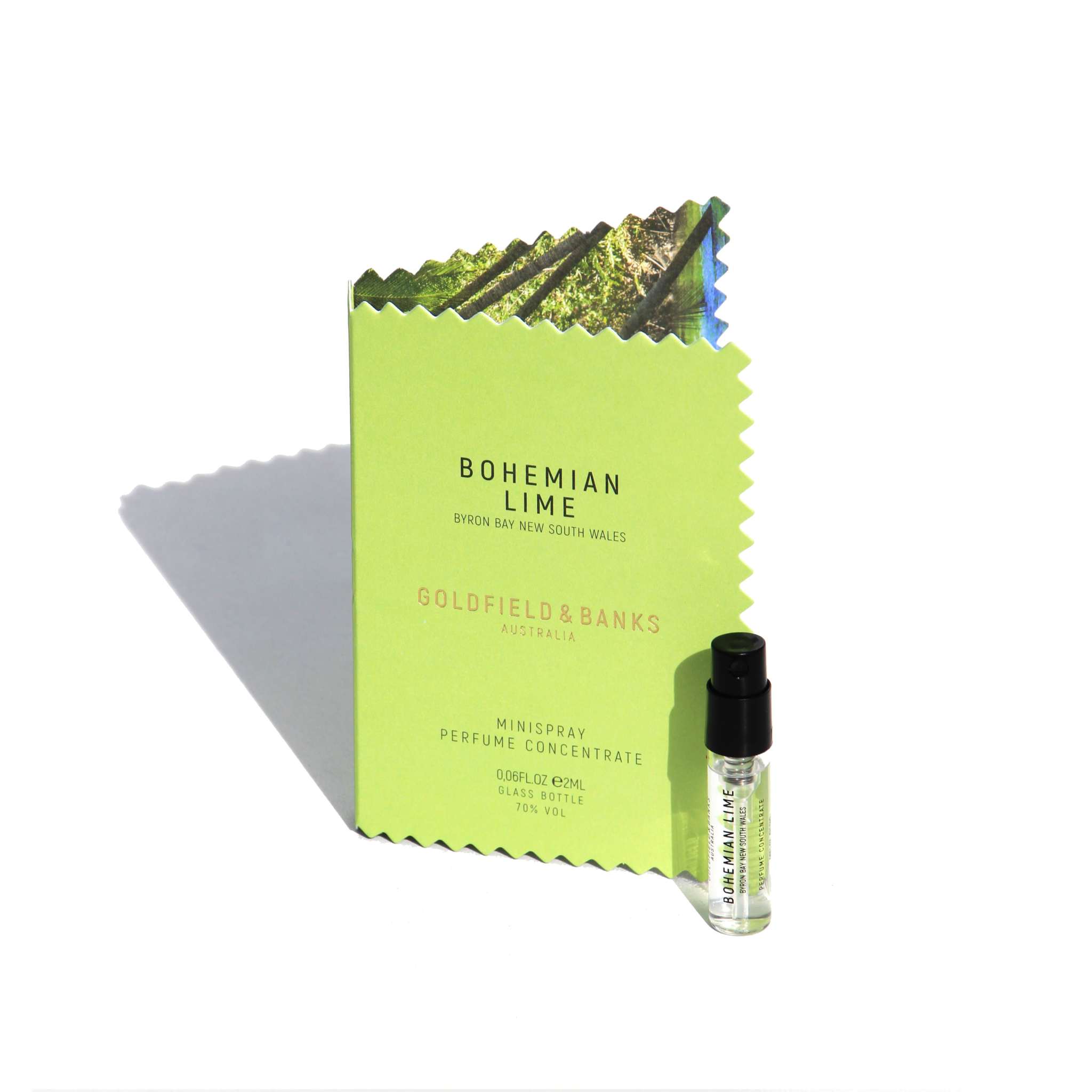 Bohemian Lime Travel Spray 2ml - Goldfield & Banks Australia